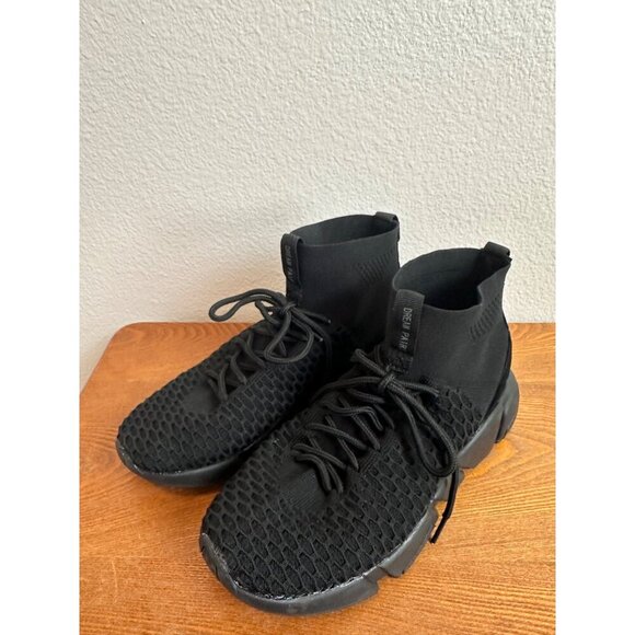 Women's Unbranded Stretch Pull On Ankle Boots Black Size 9W Sku 2719 - Picture 2 of 13